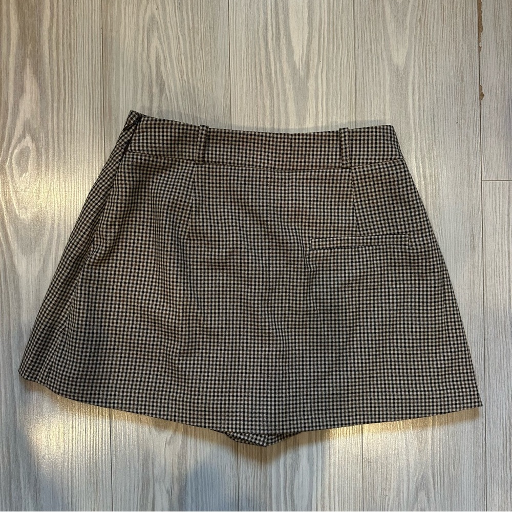 Lounge Houndstooth Mini Skort - image 3